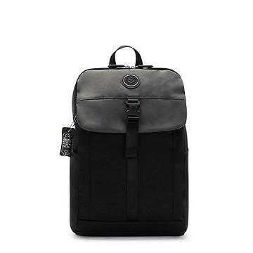 Kipling Genadi 16" Backpack Laptop Bags Coal Black Block | AU 1637NW